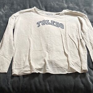 Toledo Cream Long Sleeve Tee